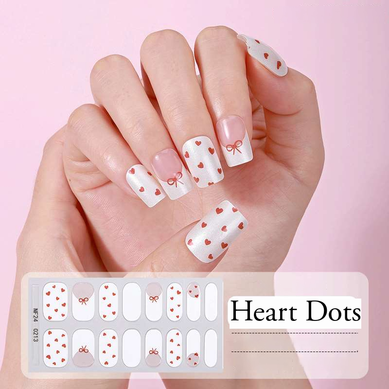 Heart Dots - UV Gel Nagelfolien - StickyNails Studio