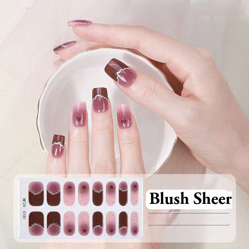 Blush Sheer - UV Gel Nagelfolien - StickyNails Studio