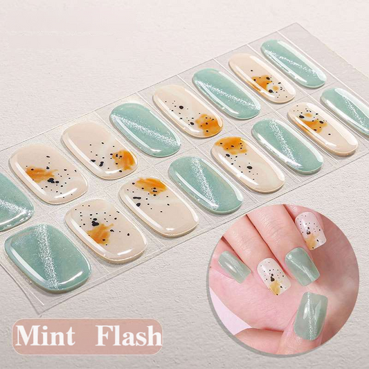 Mint Flash - UV Gel Nagelfolien - StickyNails Studio