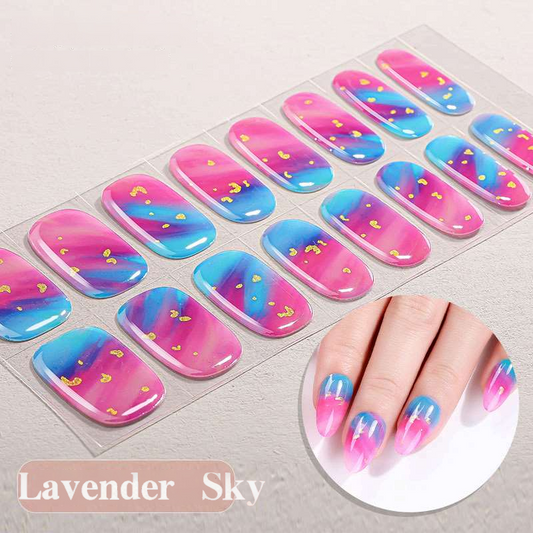 Lavender Sky – UV-Gel-Nagelfolien – StickyNails Studio