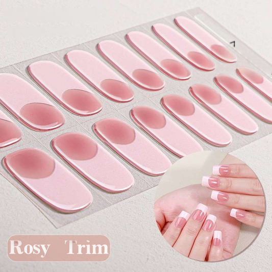 Rosy Trim – UV-Gel-Nagelfolien – StickyNails Studio