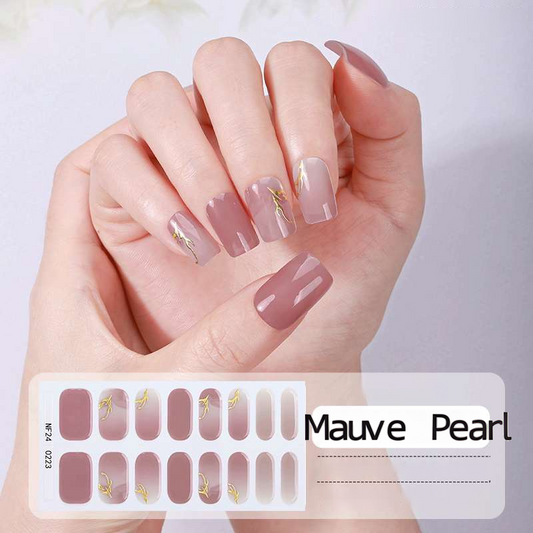 Mauve Pearl - UV Gel Nagelfolien - StickyNails Studio