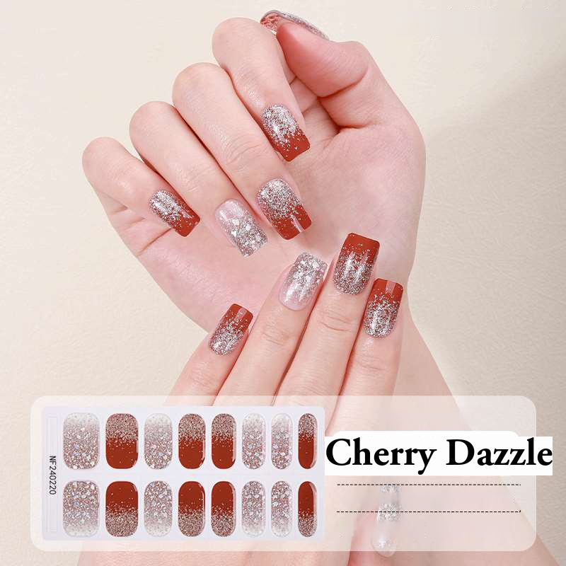 Cherry Dazzle - UV Gel Nagelfolien - StickyNails Studio