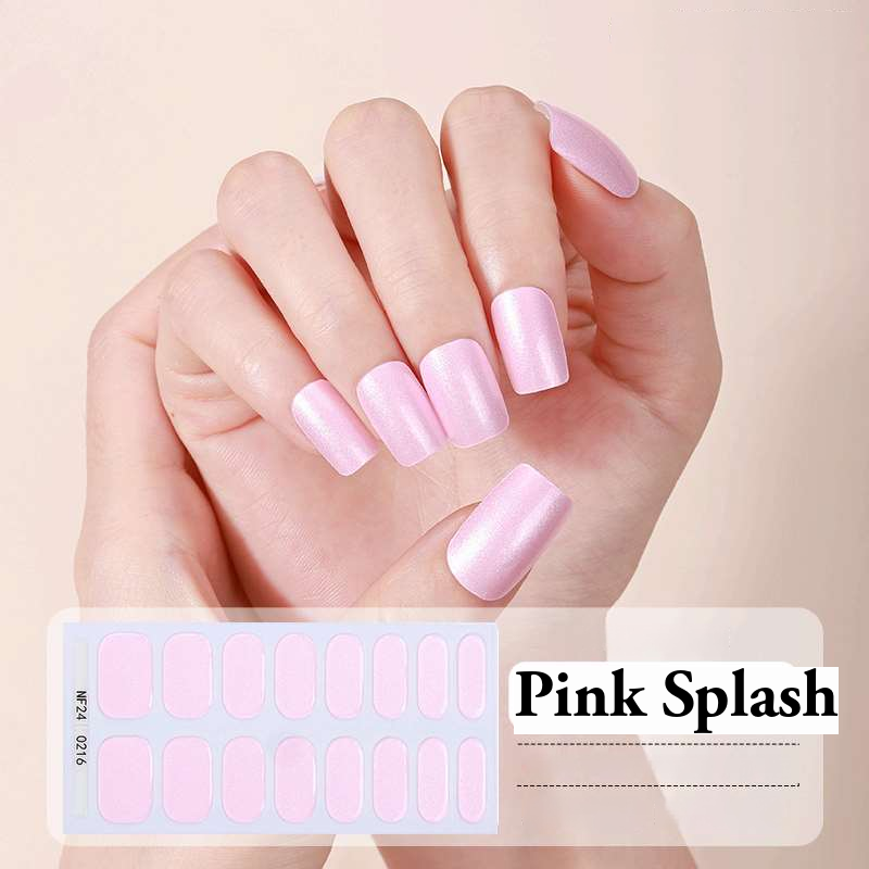 Pink Splash – UV-Gel-Nagelfolien – StickyNails Studio