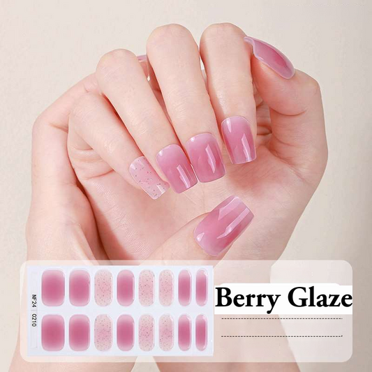 Berry Glaze – UV-Gel-Nagelfolien – StickyNails Studio
