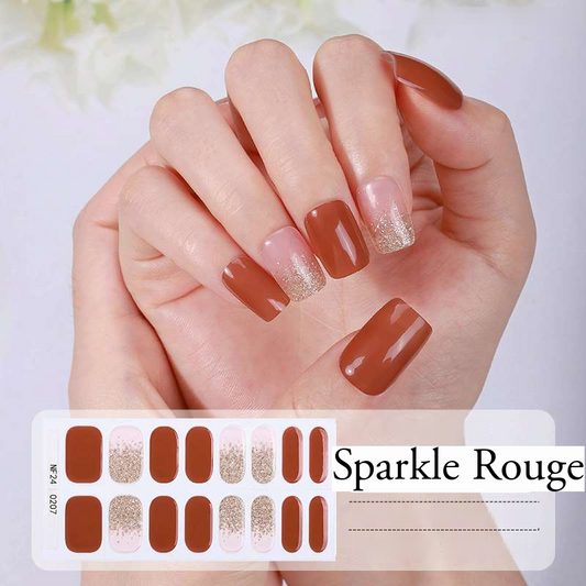 Sparkle Rouge - UV Gel Nagelfolien - StickyNails Studio