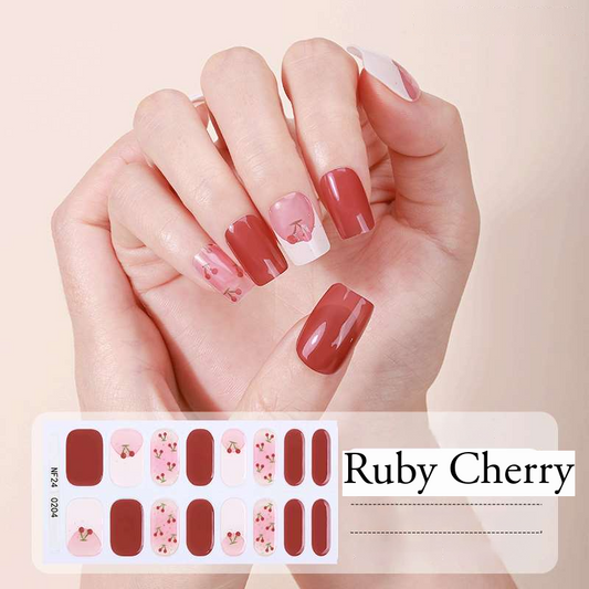 Ruby Cherry - UV Gel Nagelfolien - StickyNails Studio