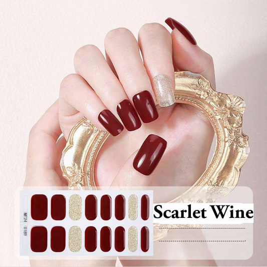 Scarlet Wine - UV Gel Nagelfolien - StickyNails Studio