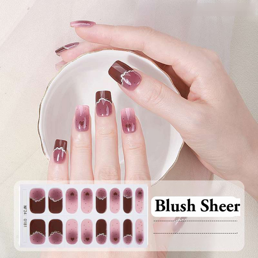 Blush Sheer - UV Gel Nagelfolien - StickyNails Studio