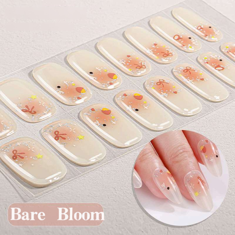 Bare Bloom – UV-Gel-Nagelfolien – StickyNails Studio